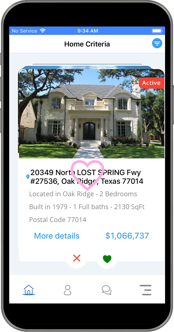 real estate agent matching app